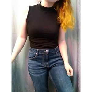 Black Mock Turtleneck